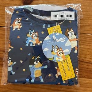 NIB Little Sleepies Bluey Two Piece PJs